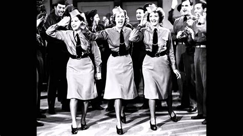 andrews sisters youtube|boogie woogie bugle boy video.